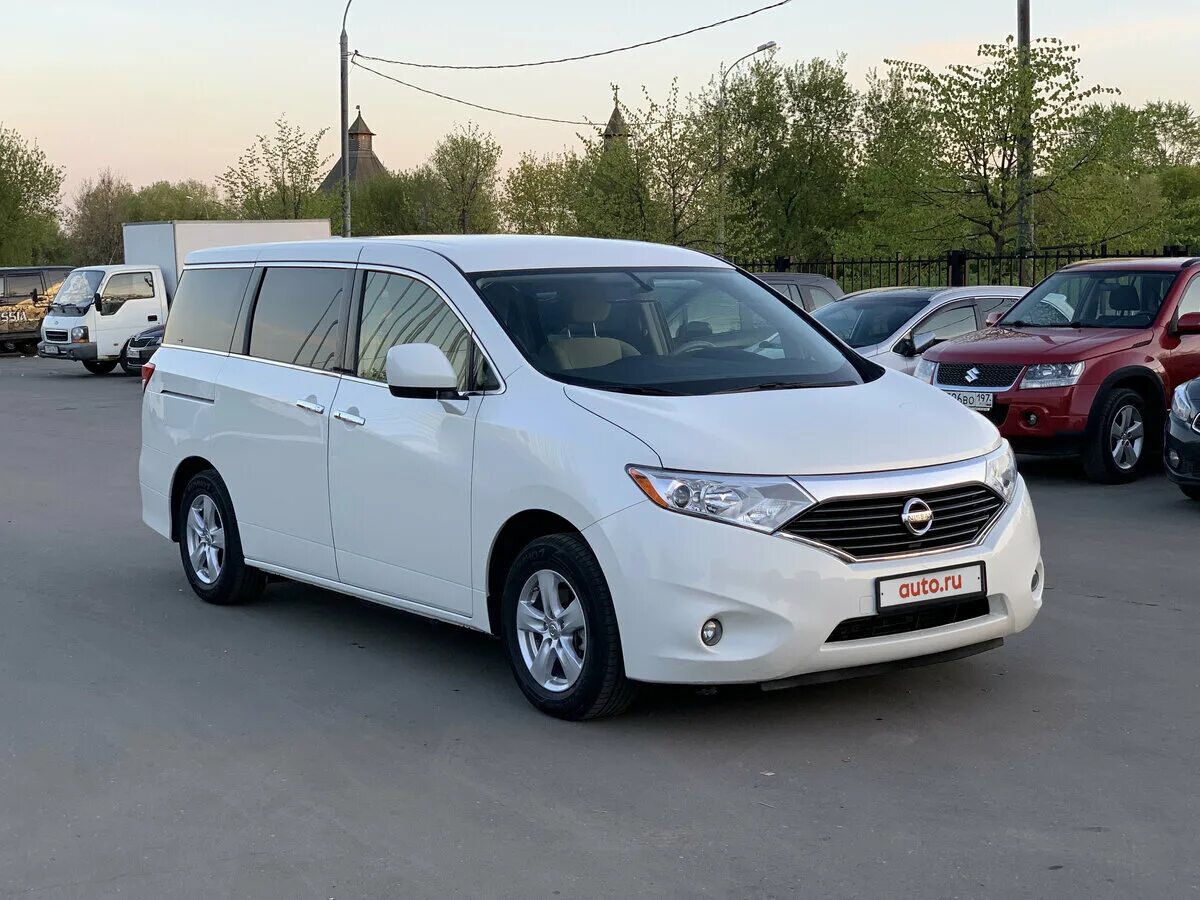 Ниссан квест фото Купить б/у Nissan Quest IV 3.5 CVT (260 л.с.) бензин вариатор в Москве: белый Ни
