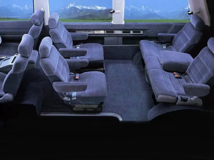 Ниссан ларго фото салона Nissan Vanette Largo Coach interior
