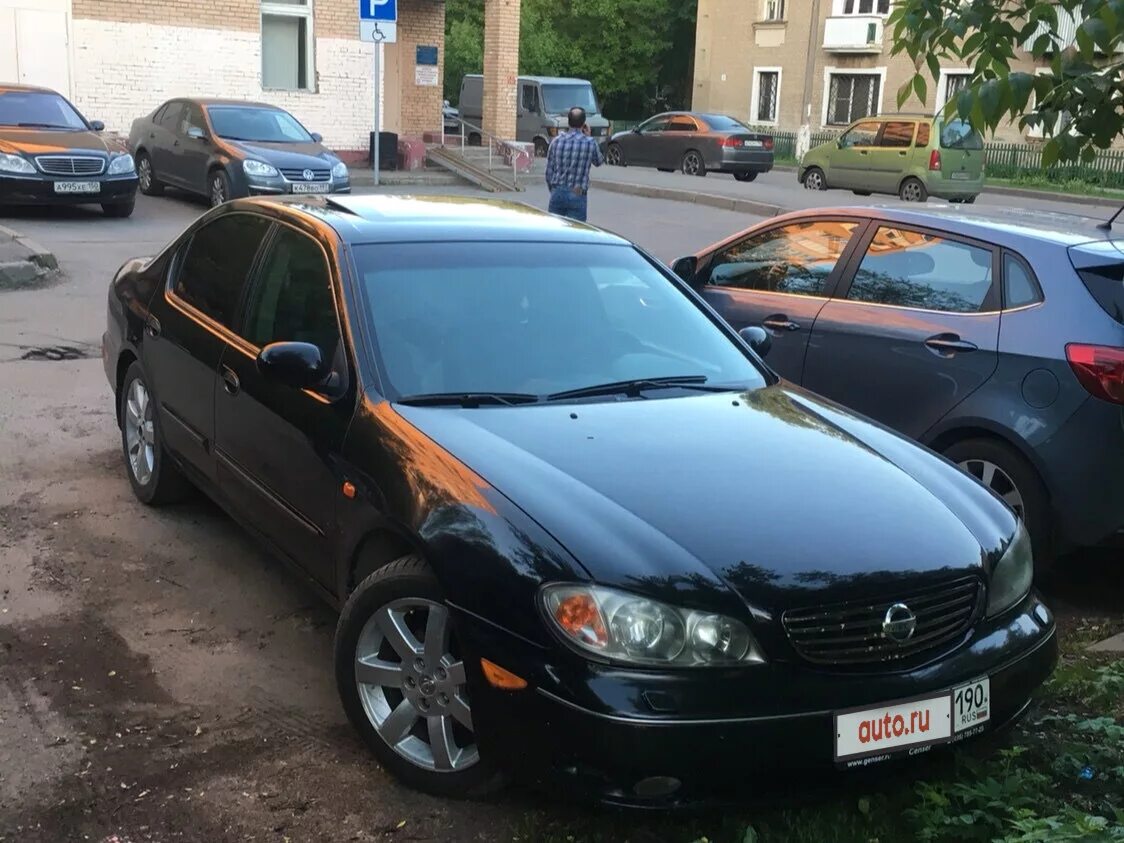 Ниссан максима 2004 фото Купить б/у Nissan Maxima V (A33) 3.0 AT (200 л.с.) бензин автомат в Москве: чёрн