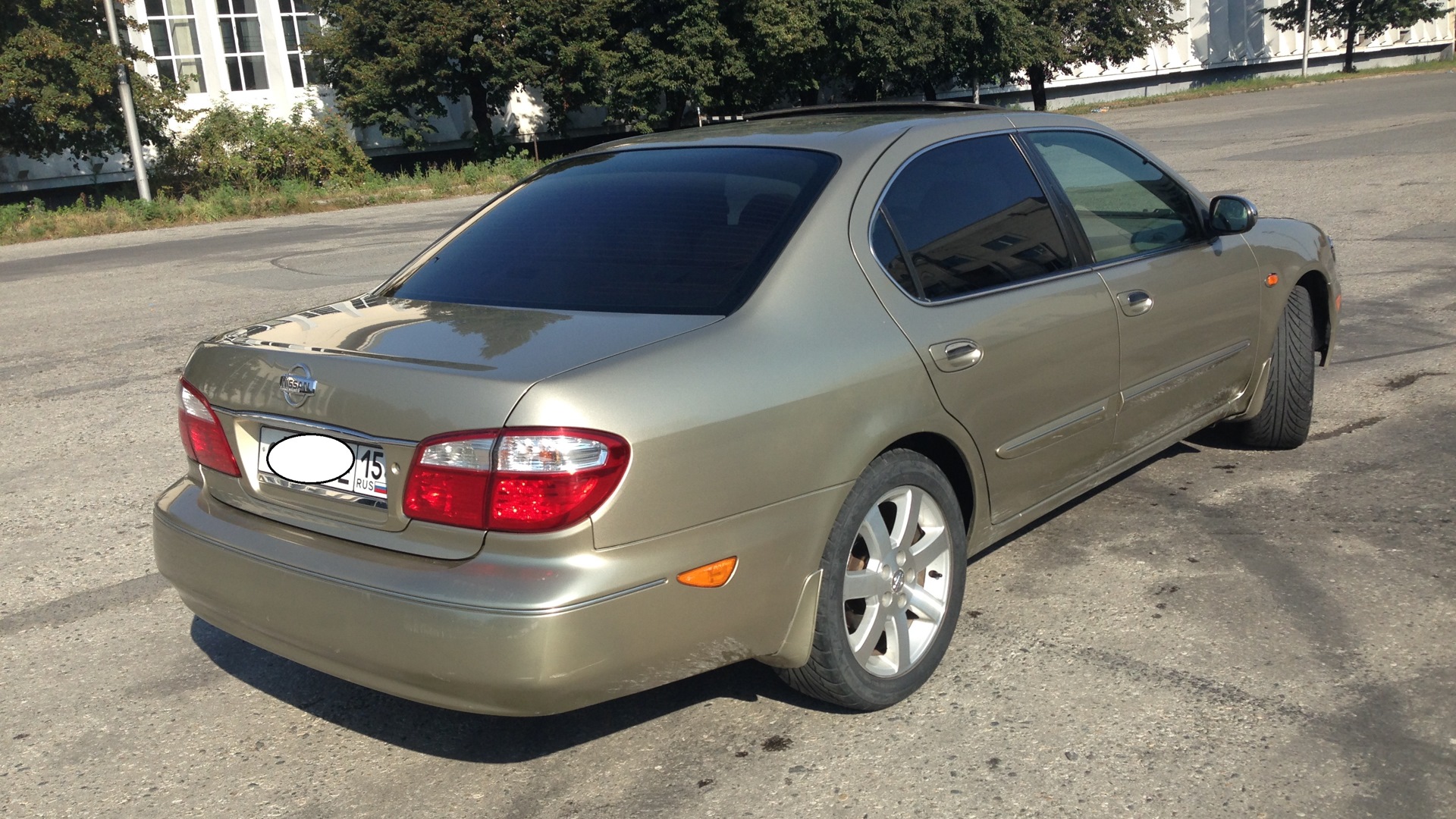 Ниссан максима 2004 фото Nissan Maxima QX (A33) 2.0 бензиновый 2004 Золото Морей на DRIVE2