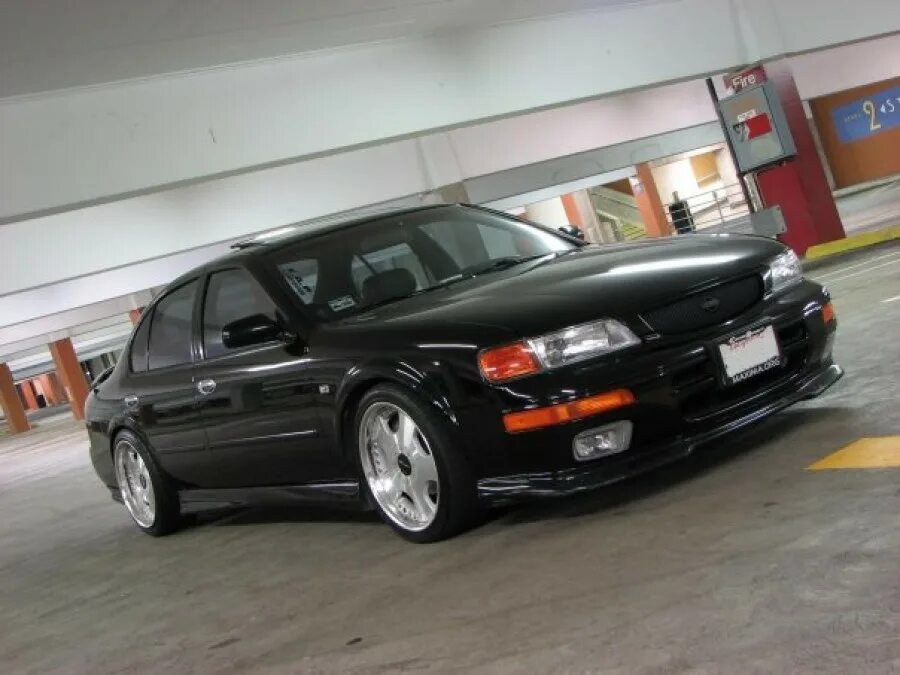 Ниссан максима 32 тюнинг Nissan Maxima A32 диски Work Euroline DH R18 8J ET36 225/40 9J ET38