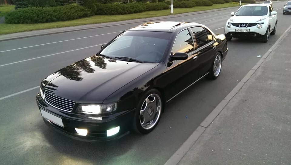 Ниссан максима а 32 фото Вечерний фотосет - черный цвет решает! - Nissan Maxima QX (A32), 3 л, 1998 года 