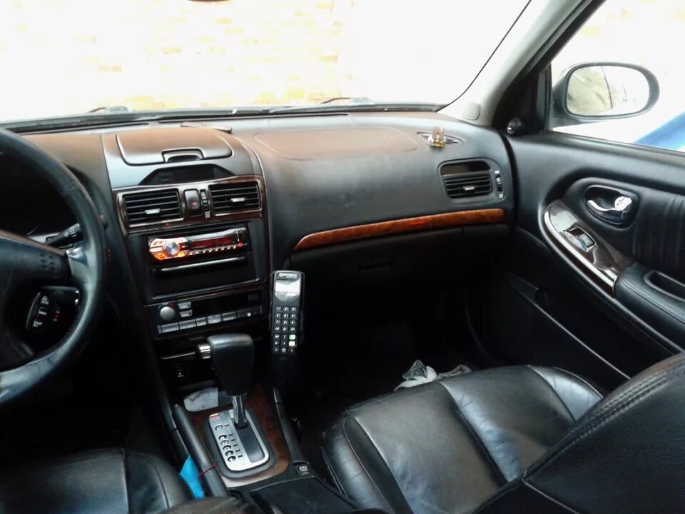 Ниссан максима салон фото Декоративная накладка на панель - Nissan Maxima QX (A33), 3 л, 2000 года стайлин