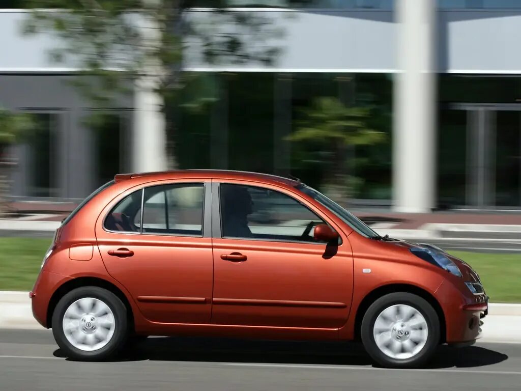 Ниссан малолитражки фото Nissan Micra 2-й рестайлинг 2007, 2008, 2009, 2010, хэтчбек 5 дв., 3 поколение, 