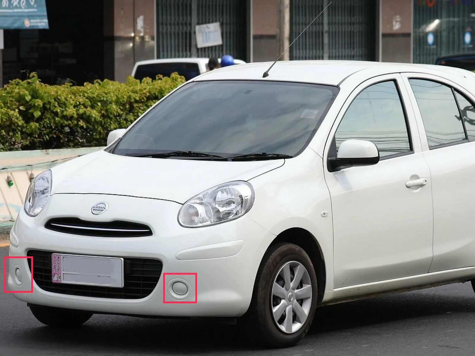 Ниссан march фото Micra/Марш, K13, MK1, 10-настоящей хетчбек 5D проектор противотуманные фары черн