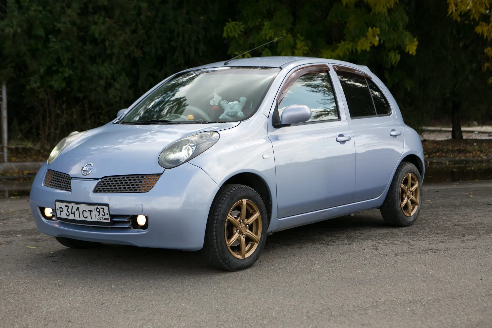 Ниссан march фото Покраска дисков - Nissan March (K12), 1,4 л, 2002 года стайлинг DRIVE2