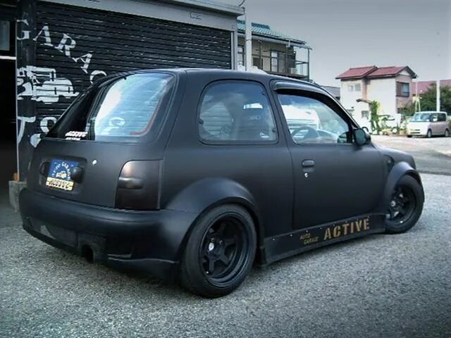 Ниссан марч к 11 тюнинг Тру-JDM: японский тюнинг для крошечного Nissan March K11 - DRIVE2