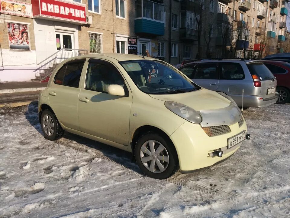 Ниссан марч к12 фото Проставки +2см - Nissan March (K12), 1,2 л, 2004 года тюнинг DRIVE2