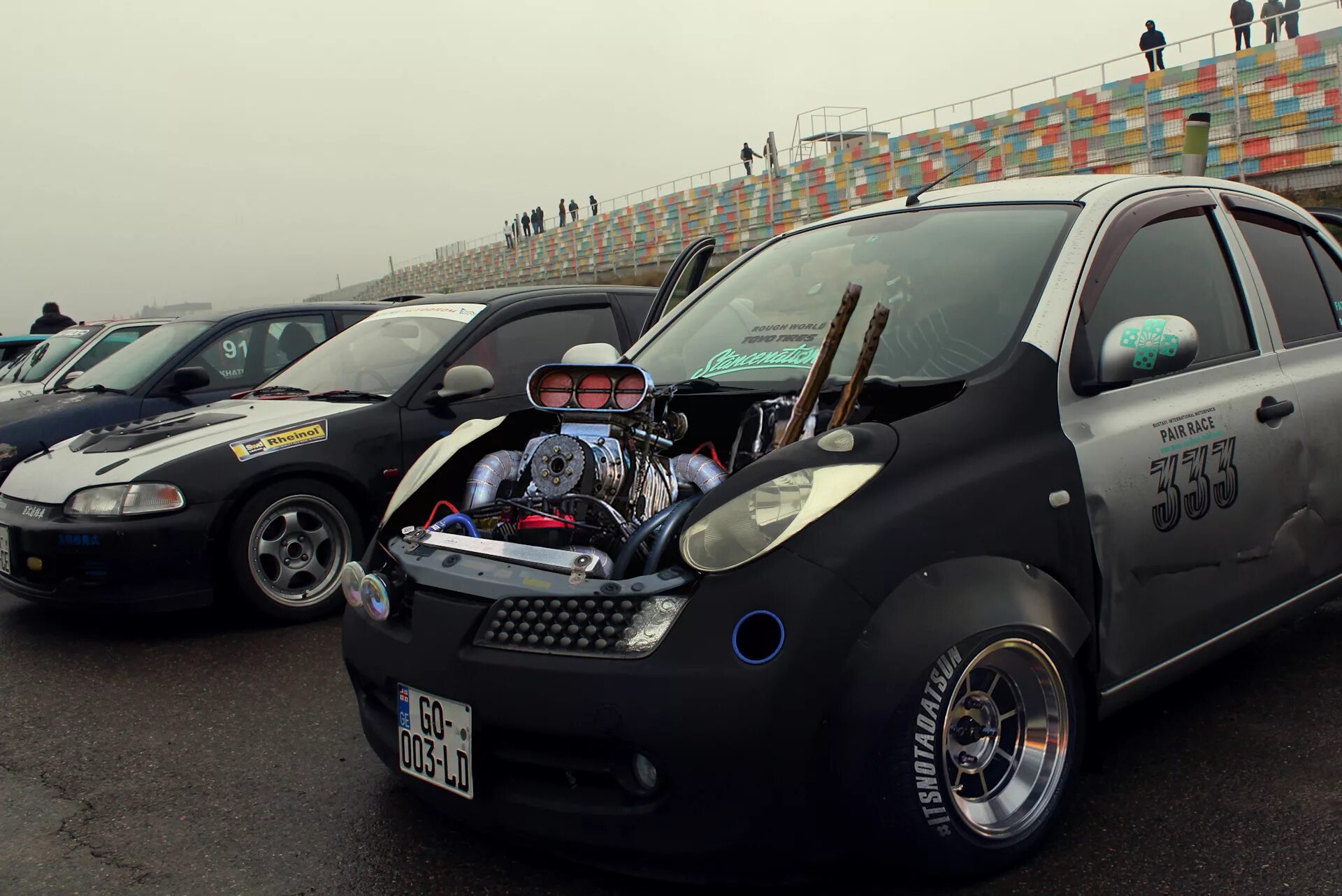 Ниссан марч тюнинг фото Nissan, Japan warrior soul! - Nissan March (K12C), 1,2 л, 2007 года тюнинг DRIVE