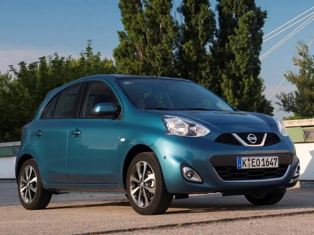 Ниссан микра фото Nissan Micra рестайлинг 2013, 2014, 2015, 2016, 2017, хэтчбек 5 дв., 4 поколение