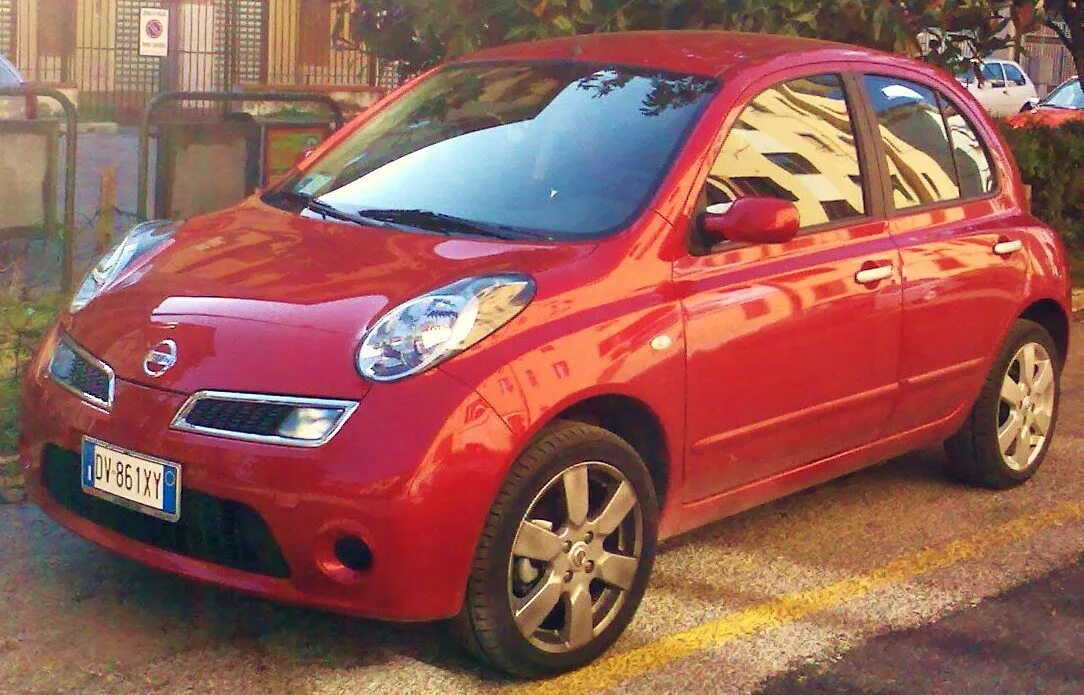 Ниссан микра фото File:Nissan Micra EcoRDS GPL 2009.jpg - Wikimedia Commons