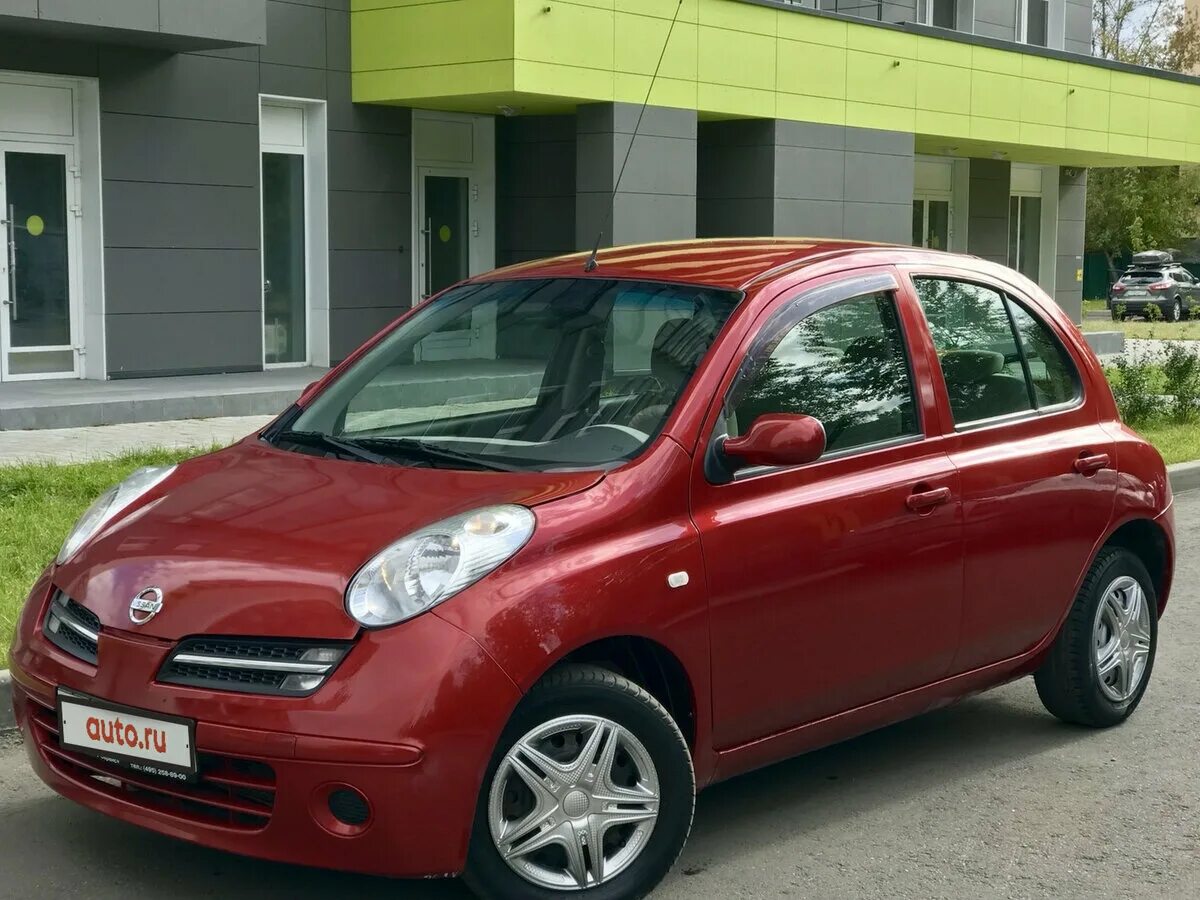 Ниссан микра фото Купить б/у Nissan Micra III (K12) 1.2 AT (80 л.с.) бензин автомат в Москве: крас