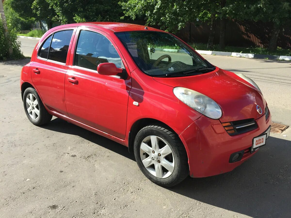 Ниссан микра фото Купить б/у Nissan Micra III (K12) 1.4 AT (88 л.с.) бензин автомат в Москве: крас