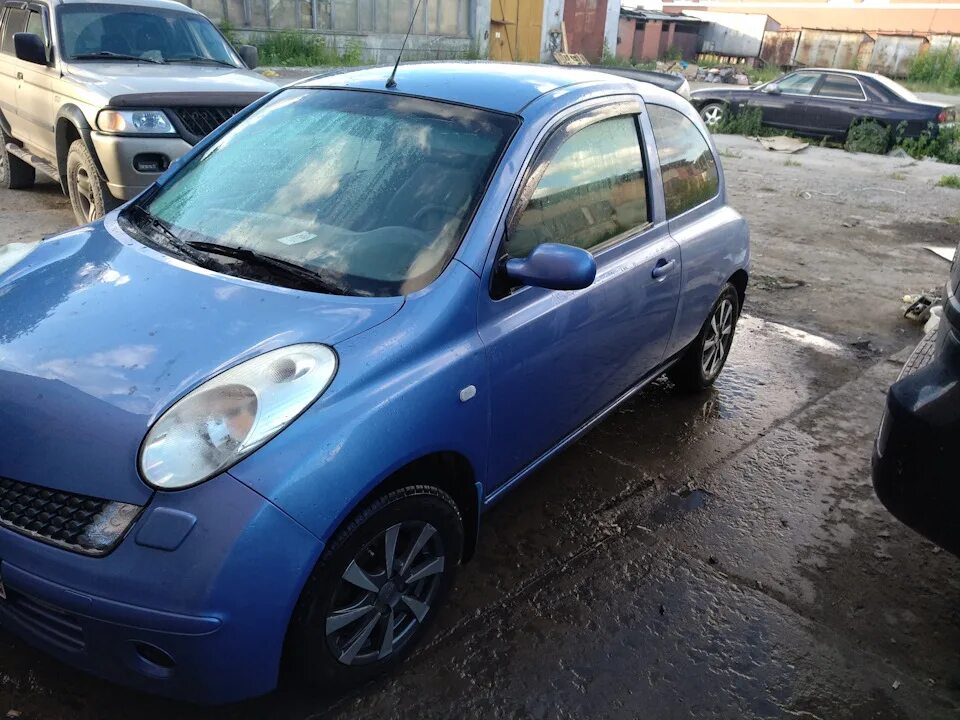 Ниссан микра к12 фото Спойлер на Ниссан Микра К12 - Nissan Micra (K12), 1,5 л, 2003 года стайлинг DRIV