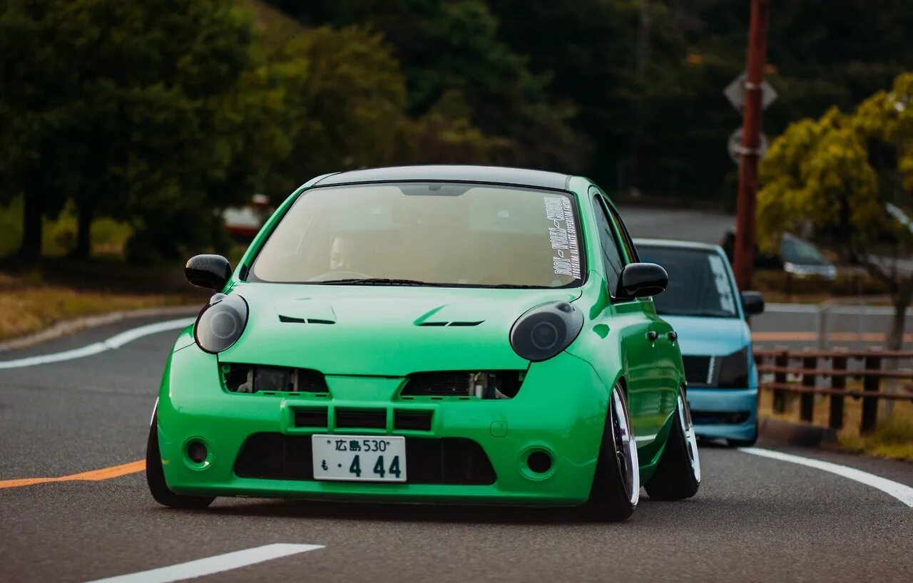 Ниссан микра тюнинг фото Тюнинг Nissan Micra/March k12 - Nissan Micra (K12), 1,2 л, 2004 года фотография 