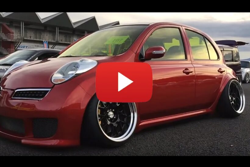 Ниссан микра тюнинг фото Insane Cambered K12 Nissan Micra Fast Car