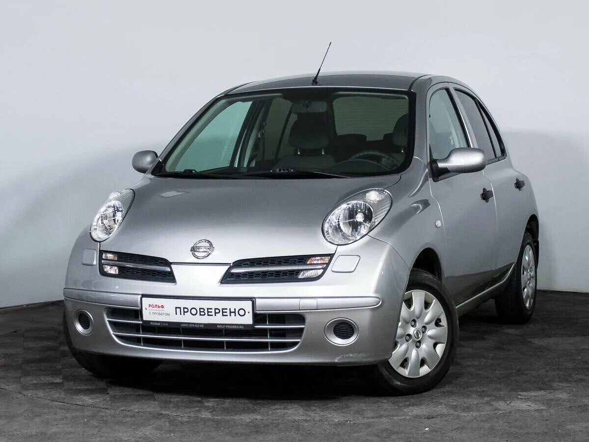 Ниссан микро фото Купить б/у Nissan Micra III (K12) 1.2 AT (80 л.с.) бензин автомат в Москве: сере