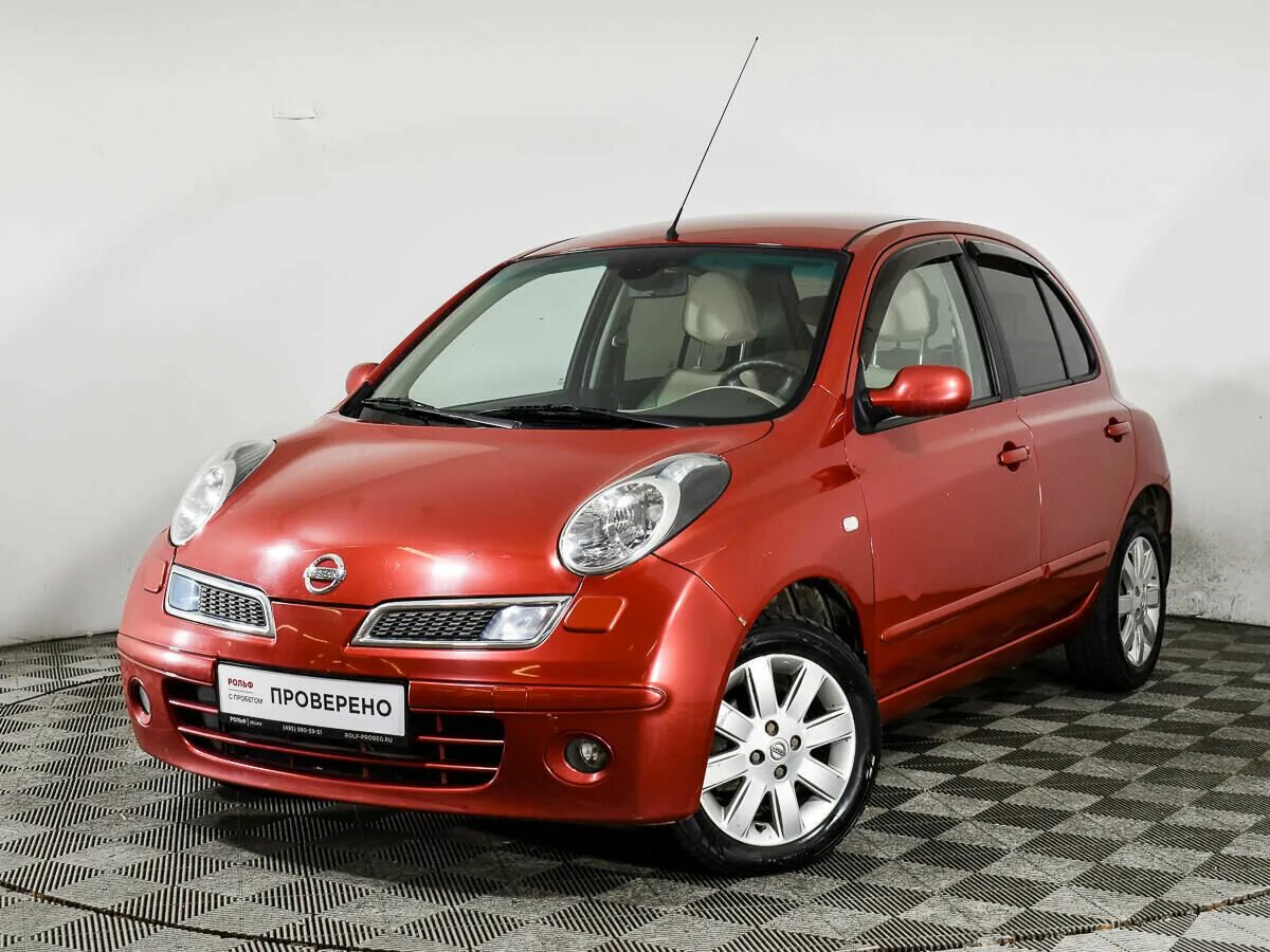 Ниссан микро фото Купить б/у Nissan Micra III (K12) 1.4 AT (88 л.с.) бензин автомат в Москве: крас