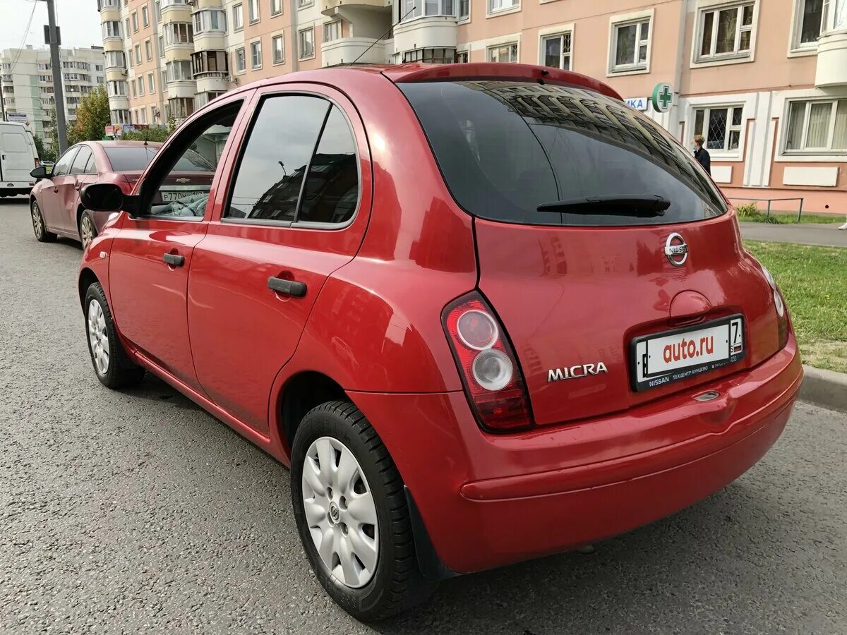 Ниссан микро фото Купить б/у Nissan Micra III (K12) 1.2 AT (80 л.с.) бензин автомат в Москве: крас