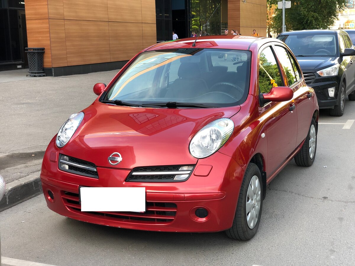 Ниссан микро фото Купить б/у Nissan Micra III (K12) 1.2 AT (80 л.с.) бензин автомат в Москве: крас