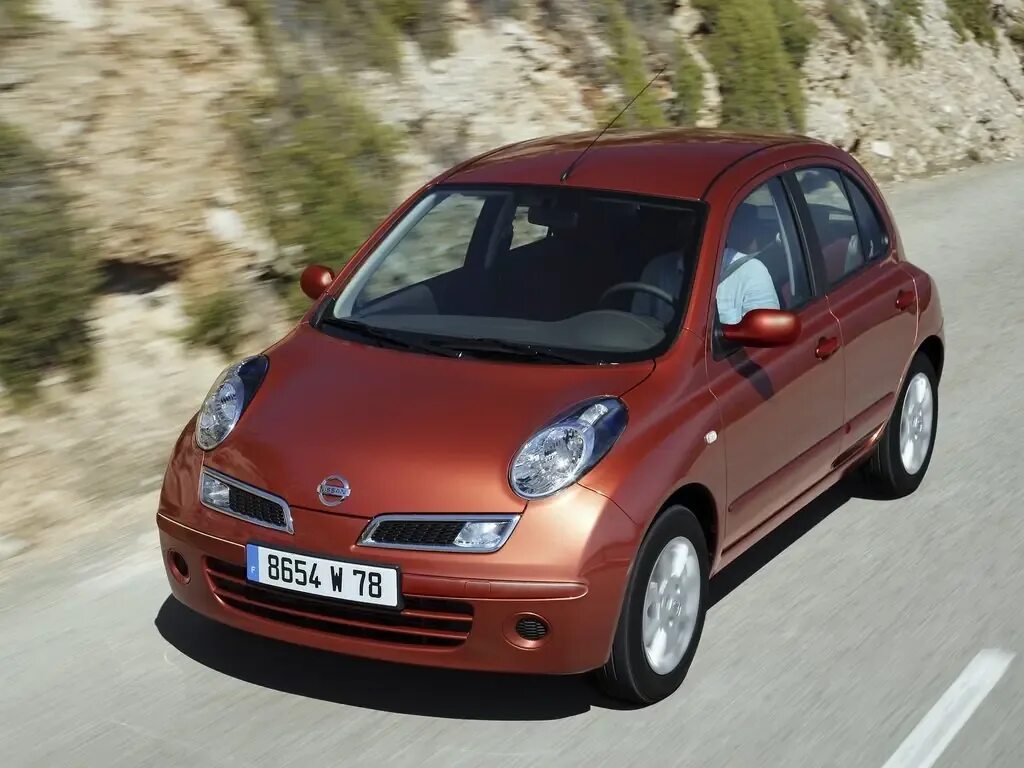 Ниссан микро фото Nissan Micra 2-й рестайлинг 2007, 2008, 2009, 2010, хэтчбек 5 дв., 3 поколение, 