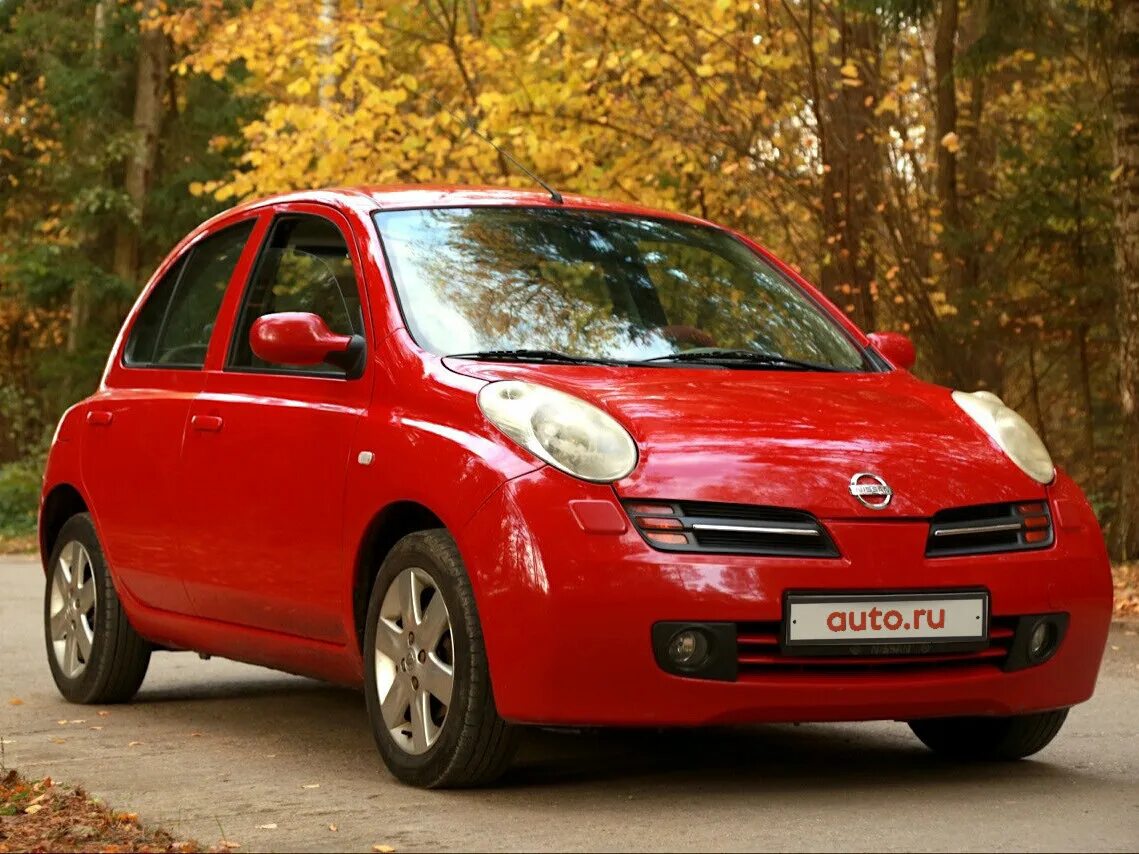 Ниссан микро фото Купить б/у Nissan Micra III (K12) 1.4 AT (88 л.с.) бензин автомат в Москве: крас