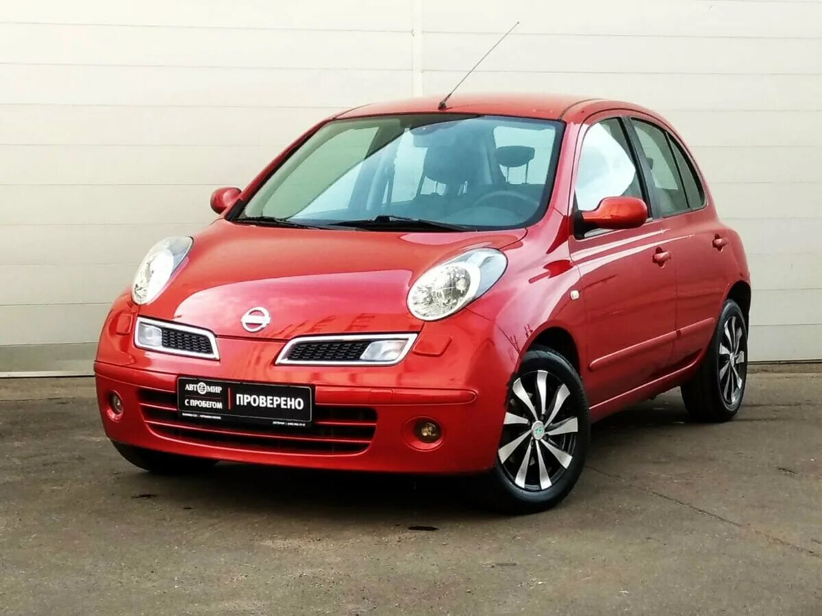 Ниссан микро фото Купить б/у Nissan Micra III (K12) 1.4 AT (88 л.с.) бензин автомат в Москве: крас