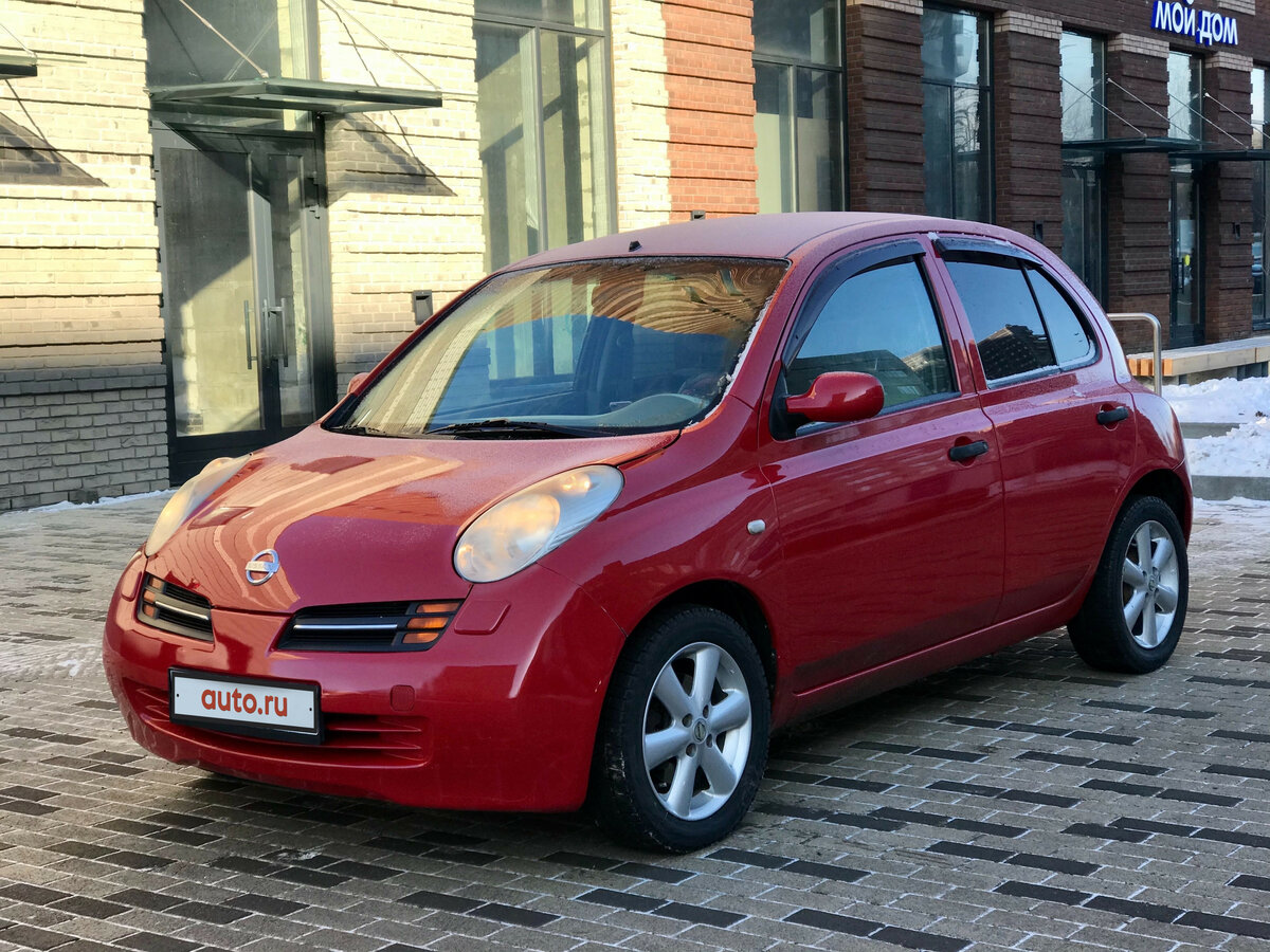 Ниссан мира фото Купить б/у Nissan Micra III (K12) 1.2 AT (80 л.с.) бензин автомат в Москве: крас