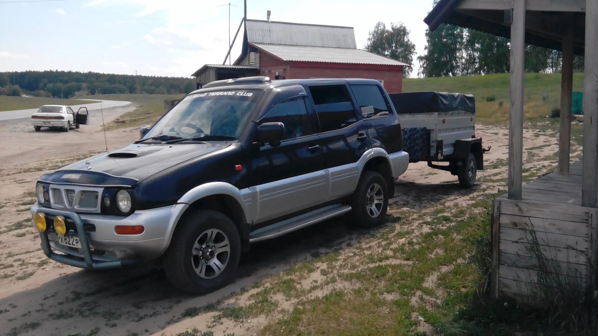 Ниссан мистраль фото Пробег на соленые озёра и в деревеньку. - Nissan Mistral, 2,7 л, 1997 года путеш