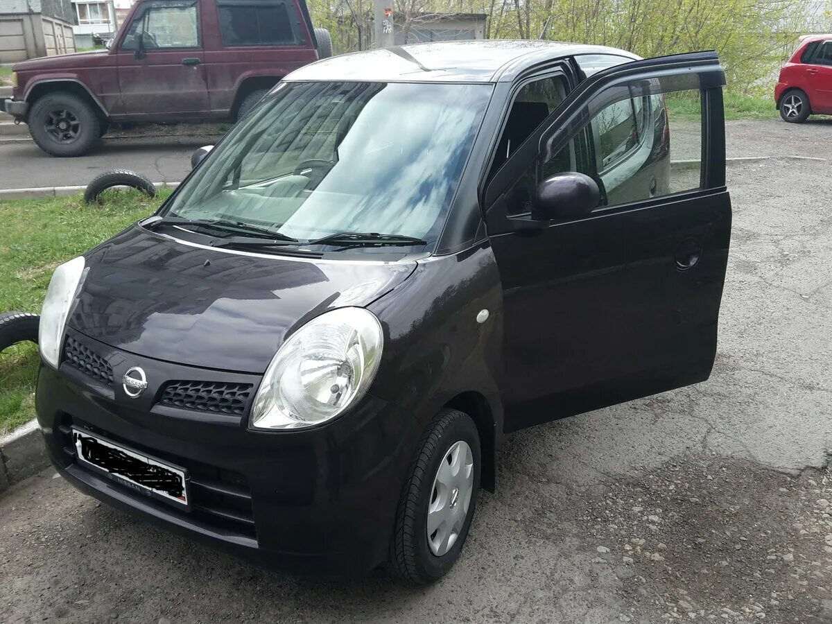 Ниссан мокко цена фото Купить б/у Nissan Moco II 0.7 AT (54 л.с.) бензин автомат в Красноярске: фиолето