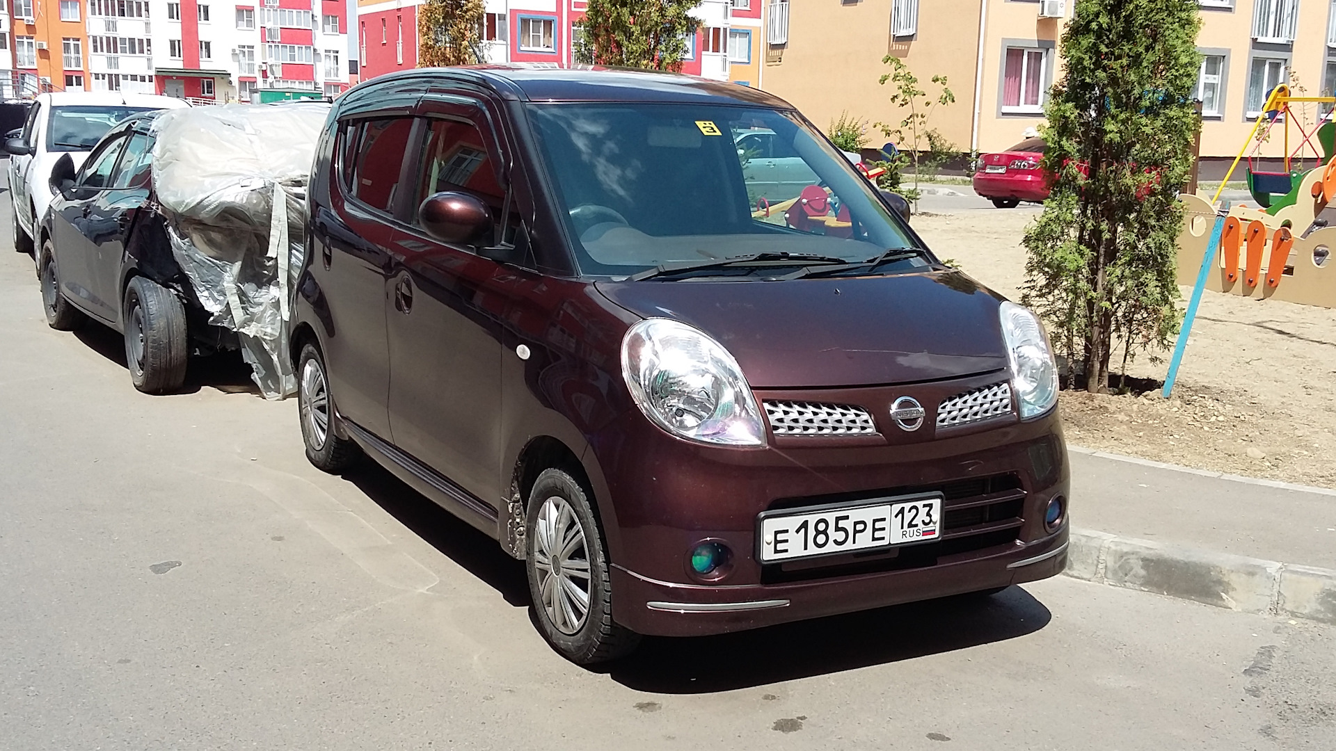 Ниссан моко фото Nissan Moco II 0.7 бензиновый 2009 Brown_Perl на DRIVE2