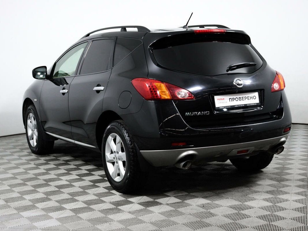 Ниссан мурано черный фото Купить б/у Nissan Murano II (Z51) Рестайлинг 2 3.5 CVT (249 л.с.) 4WD бензин вар