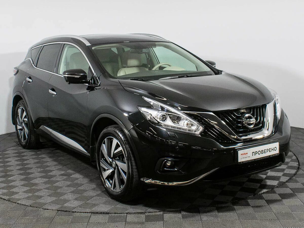 Ниссан мурано черный фото Купить б/у Nissan Murano III (Z52) 3.5 CVT (249 л.с.) 4WD бензин вариатор в Моск