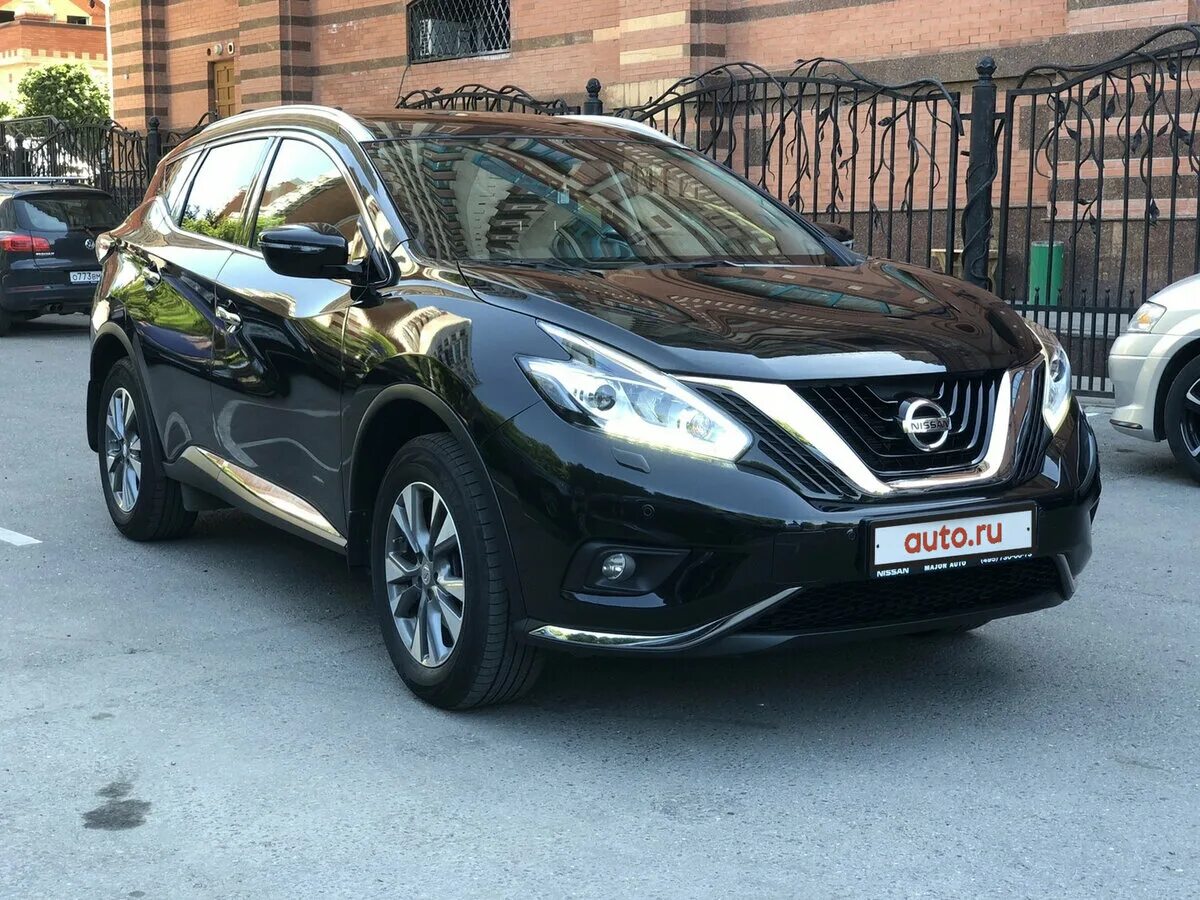 Ниссан мурано черный фото Купить б/у Nissan Murano III (Z52) 3.5 CVT (249 л.с.) 4WD бензин вариатор в Моск