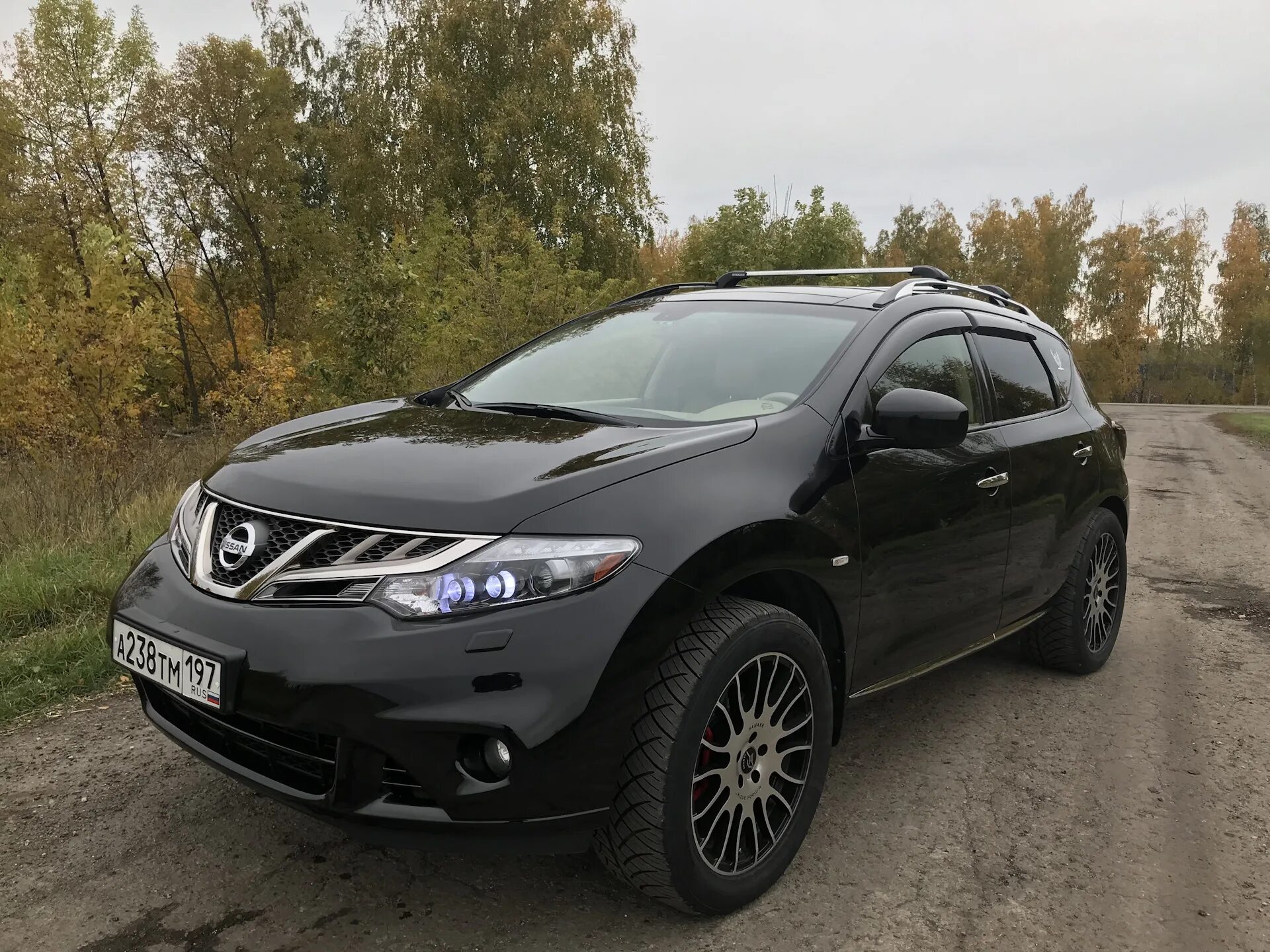 Ниссан мурано черный фото #66 Дефлекторы боковых окон + фото - Nissan Murano II, 3,5 л, 2014 года стайлинг