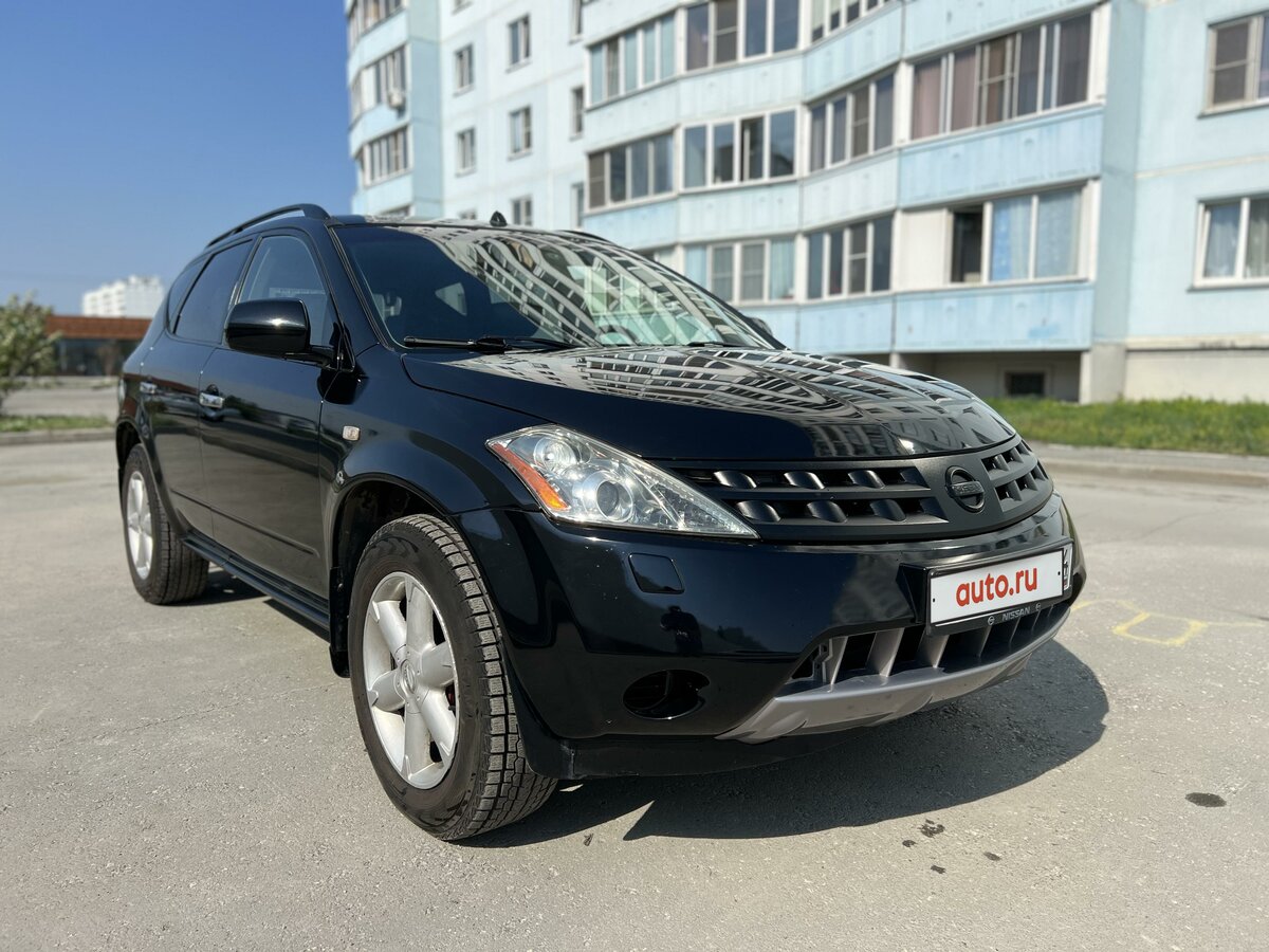 Ниссан мурано черный фото Купить б/у Nissan Murano I (Z50) 3.5 CVT (234 л.с.) 4WD бензин вариатор в Новоси
