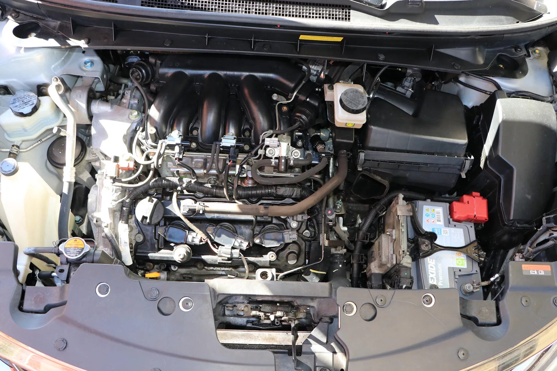 Ниссан мурано фото двигателя Помыл под капотом Ниссан Мурано - Nissan Murano II, 3,5 л, 2011 года мойка DRIVE