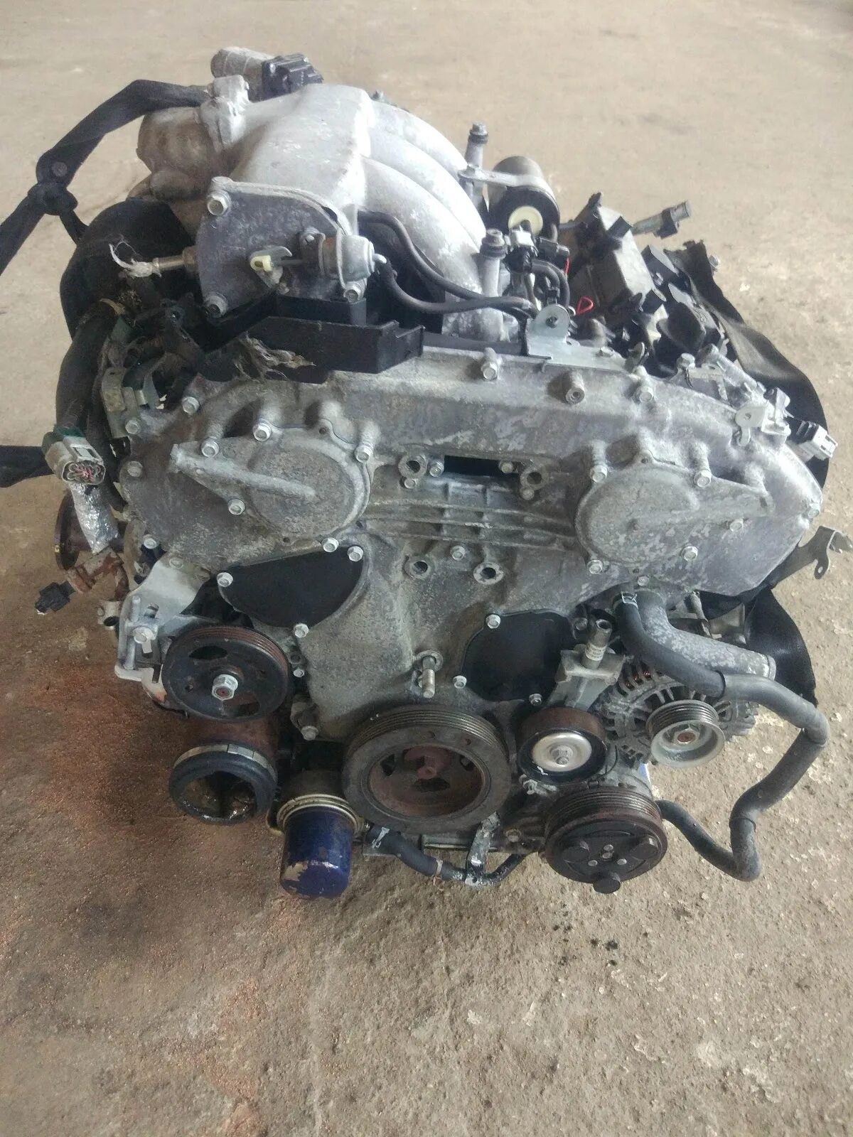 Ниссан мурано фото двигателя Купить БУ двигатель Nissan Murano