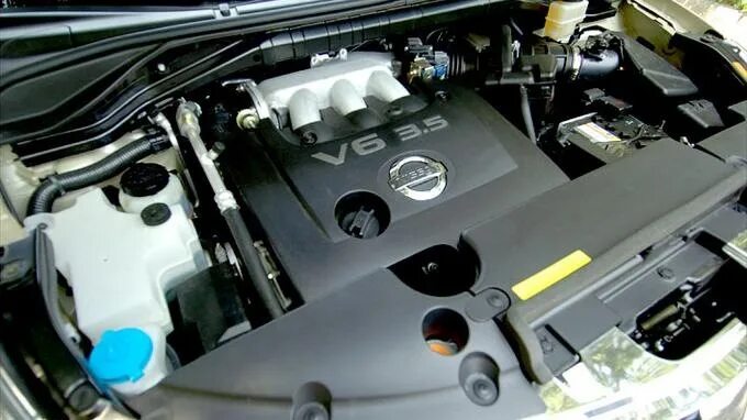 Ниссан мурано фото под капотом Nissan Murano I 3.5 бензиновый 2007 на DRIVE2