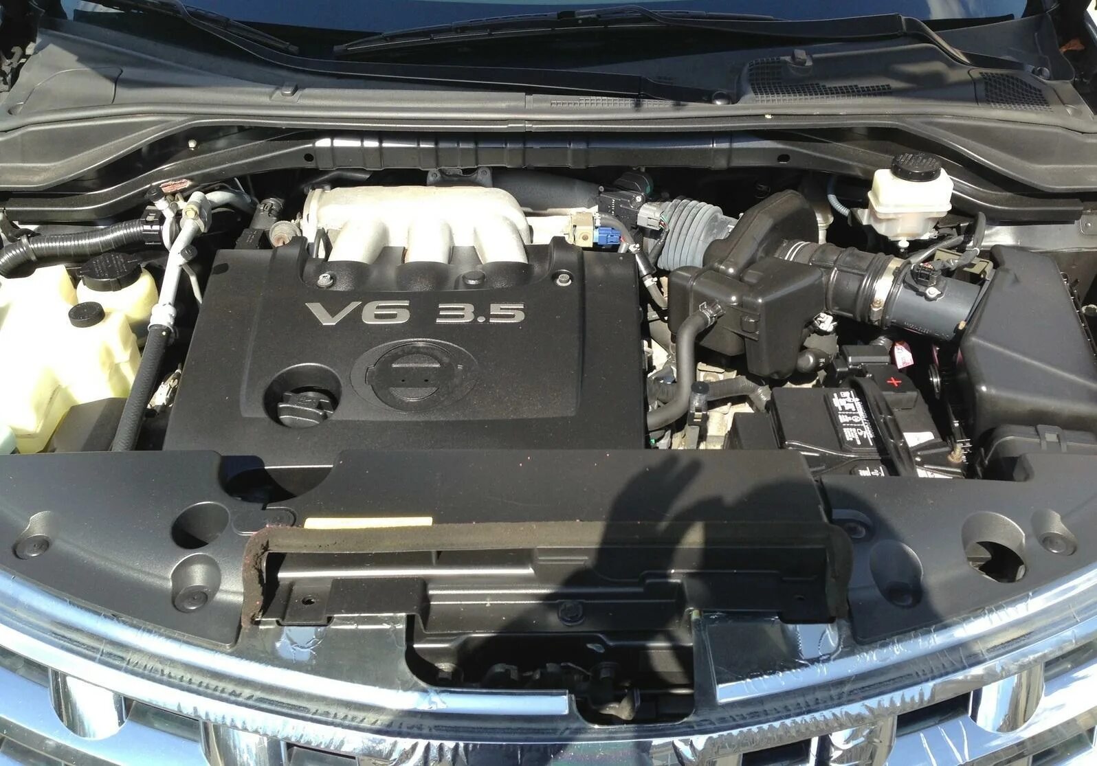 Ниссан мурано фото под капотом Замена маслосъемных колпачков Ниссан Мурано в Москве - сеть надежных автосервисо