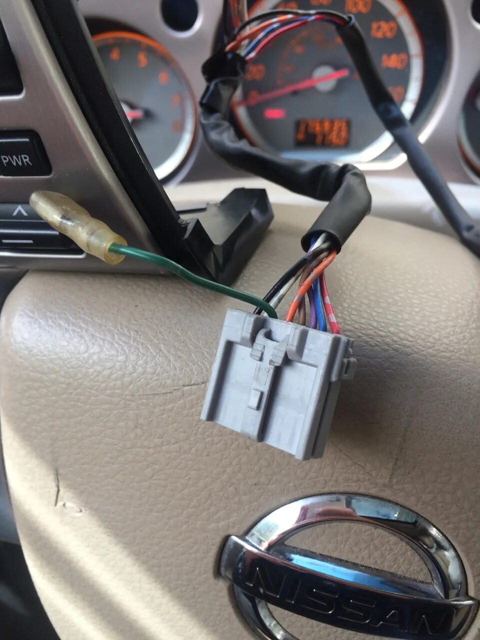 Ниссан мурано как подключить блютуз #61 Подсветка кнопок мультируля - Nissan Murano I, 3,5 л, 2005 года стайлинг DRI