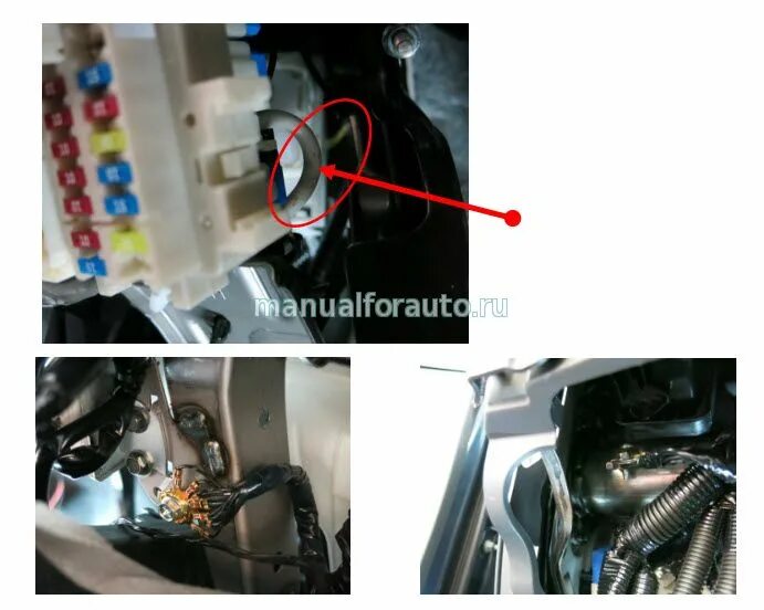 Ниссан мурано точки подключения Nissan Murano Z51 установка сигнализации Manualforauto.ru