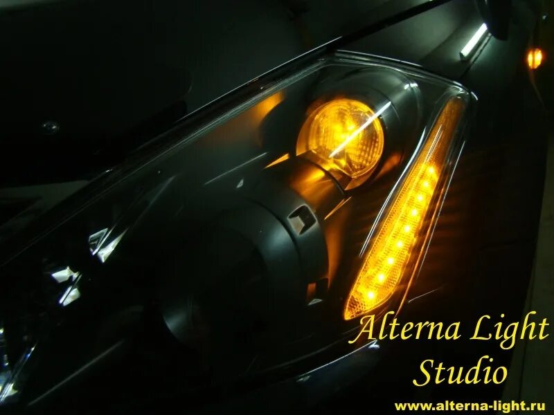 Ниссан мурано тюнинг фар Nissan Murano Z50 - тюнинг передней оптики - Alterna Light Studio на DRIVE2