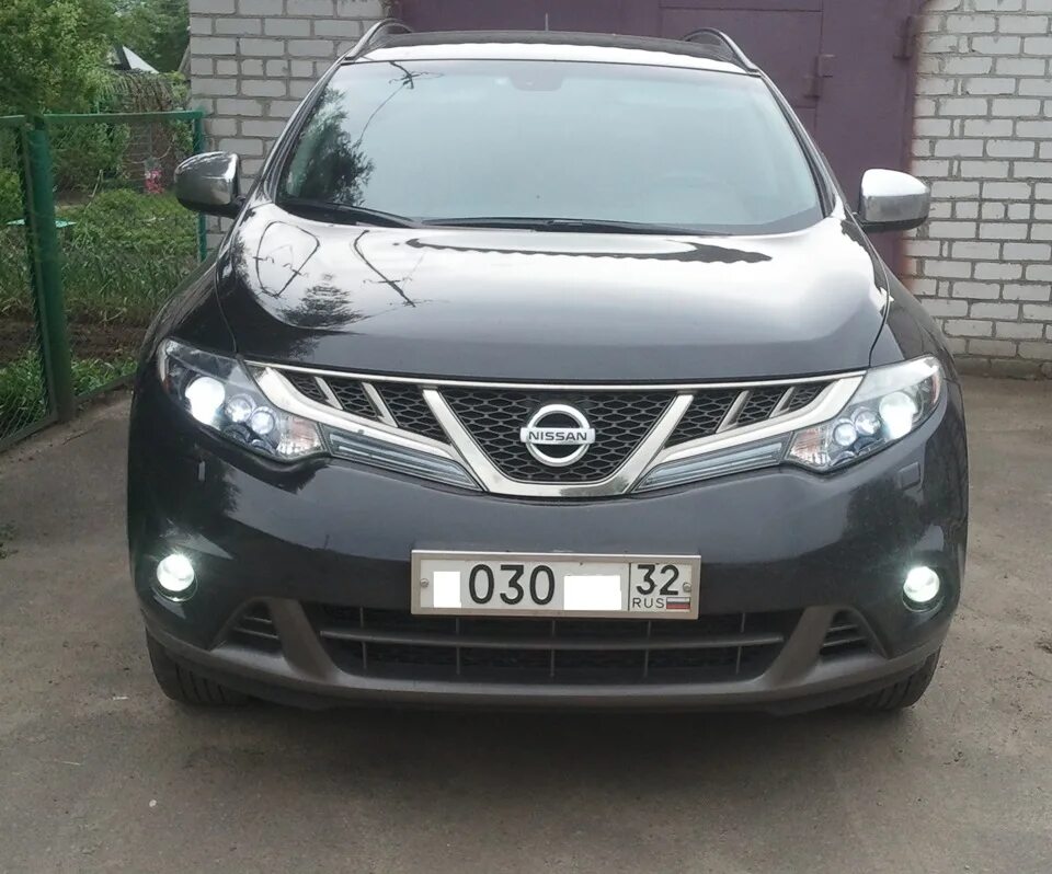 Ниссан мурано тюнинг фар Поставил светодиодные лампы в противотуманые фары! - Nissan Murano II, 3,5 л, 20