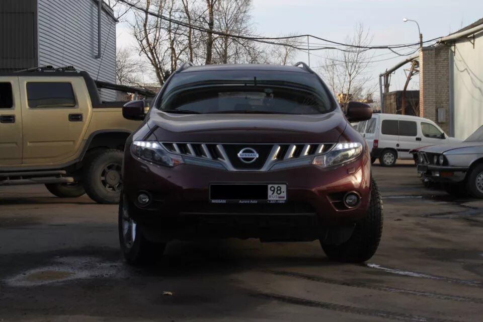 Ниссан мурано тюнинг фар Nissan Murano Z51, фары (вариант № 2) + усиление кузова - DRIVE2