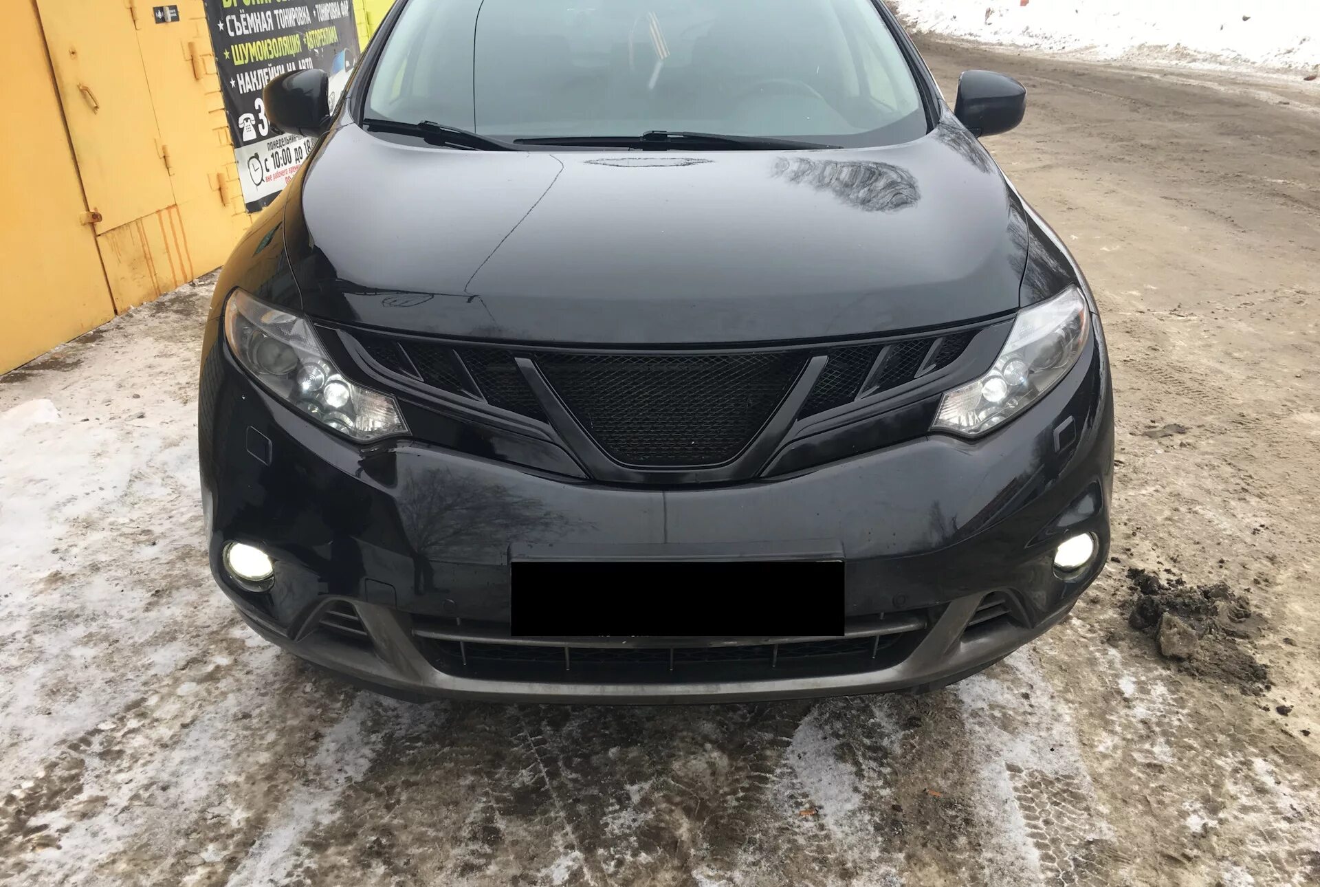 Ниссан мурано тюнинг решетка 11. Передняя часть Murano. Вариант 2 (доработка) - Nissan Murano II, 3,5 л, 2014