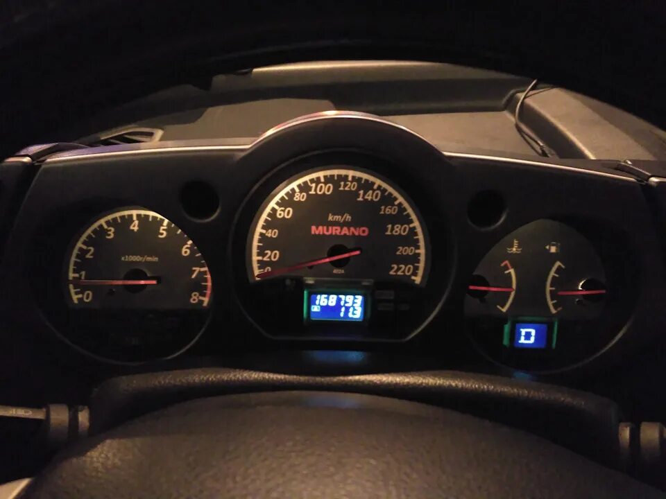 Ниссан мурано z50 тюнинг приборной панели Очередной тюнинг приборки мурано z50 - Nissan Murano I, 3,5 л, 2006 года тюнинг 