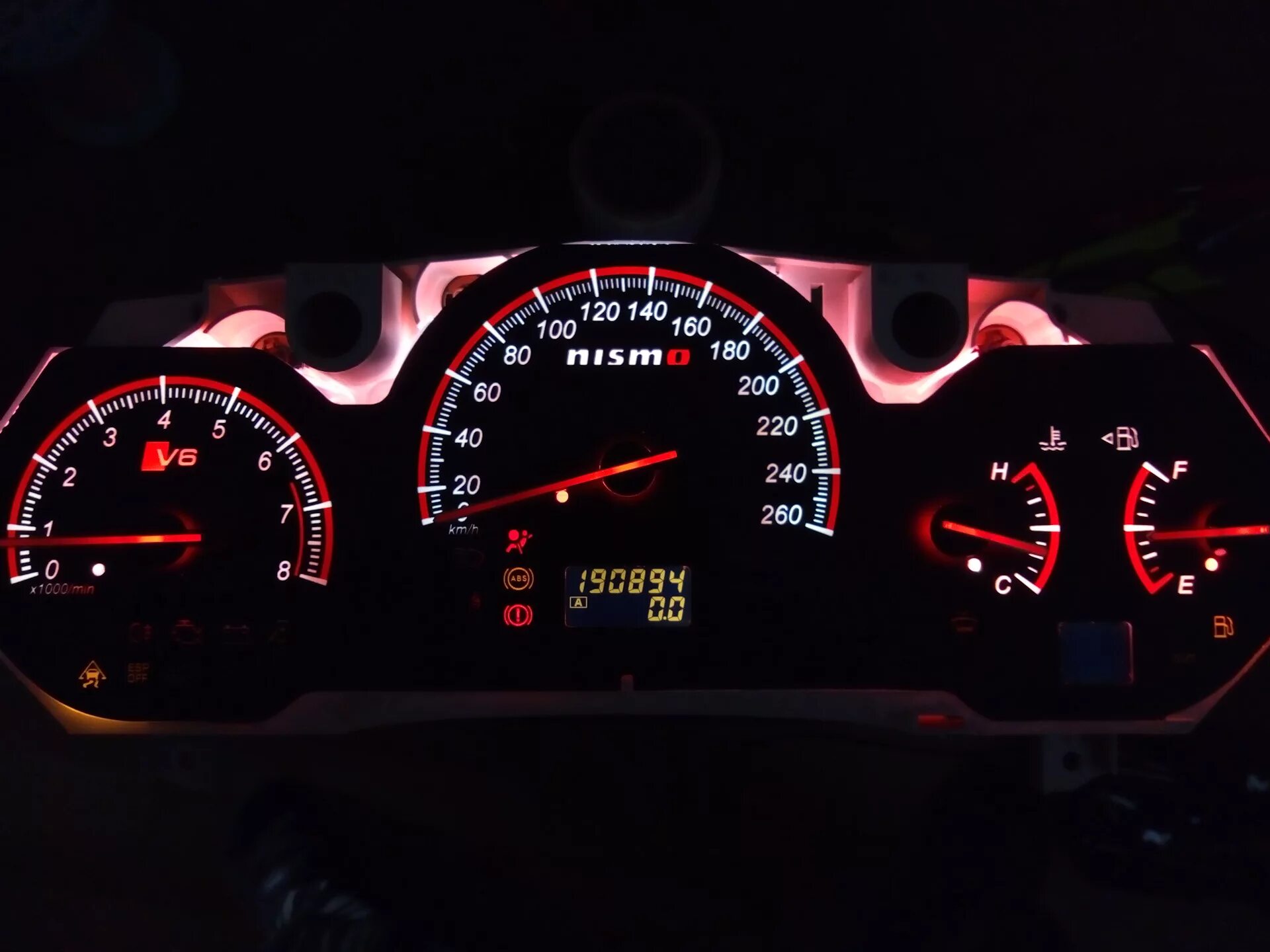 Ниссан мурано z50 тюнинг приборной панели Пересвет салона Ниссан Мурано z50 - DRIVE2