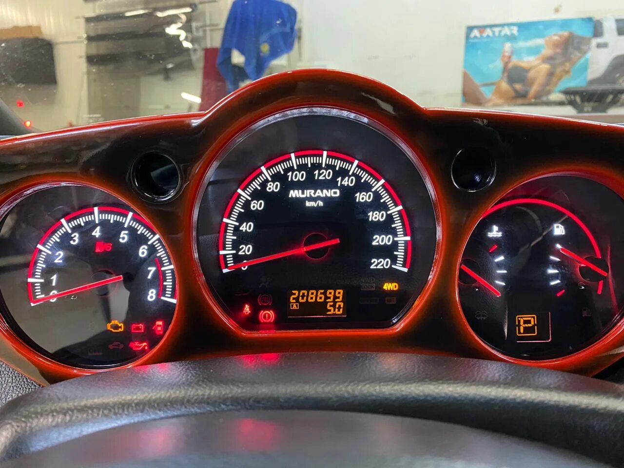 Ниссан мурано z50 тюнинг приборной панели Лучший тюнинг салона ниссан мурано z50 - Nissan Murano I, 3,5 л, 2007 года тюнин