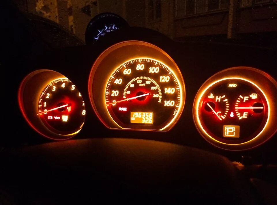 Ниссан мурано z50 тюнинг приборной панели Диодная американо приборка. - Nissan Murano I, 3,5 л, 2006 года стайлинг DRIVE2